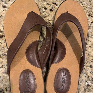 B.O.C Thong Sandal Brown Size 10